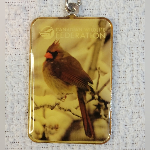 Vintage Polar Bear and Bird Keychain - Picture 6 of 10